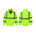 EN ISO 20471 hi vis Schutzjacke Polizei Motorradjacke rote Bomberjacke Sicherheitsbekleidung Jacke